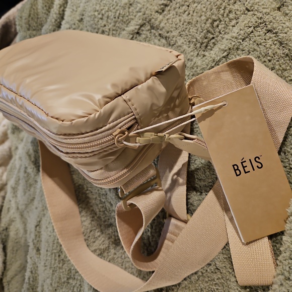 Beis expandable puffer fanny belt bag backpack combo NWT - Picture 5 of 5